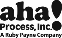 AHA! PROCESS, INC. A RUBY PAYNE COMPANY