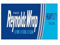 FOIL MADE IN USA REYNOLDS WRAP EASY PREP. EASY COOK. EASY CLEAN. HEAVYDUTY THICK & DURABLE