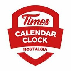 TIMOS CALENDAR CLOCK NOSTALGIA