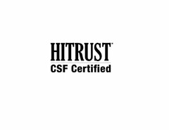 HITRUST CSF CERTIFIED