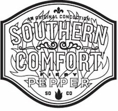 AN ORIGINAL CONCOCTION SOUTHERN COMFORT FIERY PEPPER SO CO