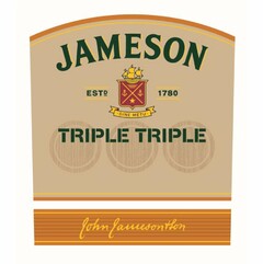 JAMESON ESTD 1780 SINE METU TRIPLE TRIPLE JOHN JAMESON & SON