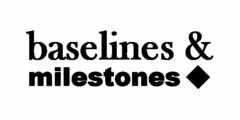 BASELINES & MILESTONES