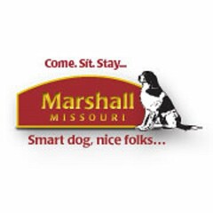 COME. SIT. STAY... MARSHALL MISSOURI SMART DOG, NICE FOLKS...