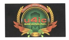 QUALITY DOES MATTER U4IC BREWING INC. EST. 2012