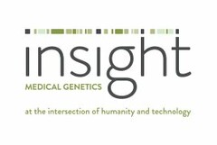 INSIGHT MEDICAL GENETICS AT THE INTERSECTION OF HUMANITY AND TECHNOLOGY