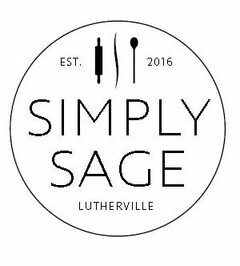 EST. 2016 SIMPLY SAGE LUTHERVILLE