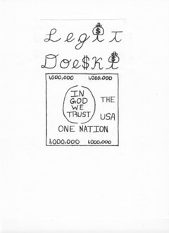 LEGIT DOESKI 1,000,000 1,000,000 IN GOD WE TRUST THE USA ONE NATION 1,000,000 1,000,000