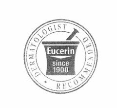 EUCERIN SINCE 1900 DERMATOLOGIST · RECOMMENDED