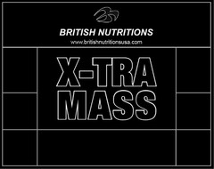 BRITISH NUTRITIONS WWW.BRITISHNUTRITIONSUSA.COM X-TRA MASS