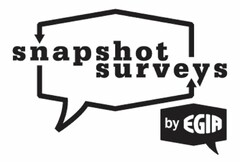 SNAPSHOT SURVEYS BY EGIA