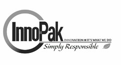 INNOPAK INNOVATION IT'S WHAT WE DO SIMPLY RESPONSIBLE