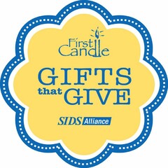 FIRST CANDLE GIFTS THAT GIVE SIDS ALLIANCE