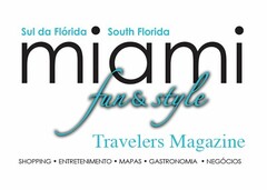 SUL DA FLÓRIDA SOUTH FLORIDA MIAMI FUN & STYLE TRAVELERS MAGAZINE SHOPPING · ENTRETENIMENTO · MAPAS · GASTRONOMIA · NEGÓCIOS