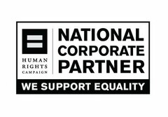 HUMAN RIGHTS CAMPAIGN NATIONAL CORPORATE PARTNER WE SUPPORT EQUALITY