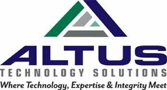 ALTUS TECHNOLOGY SOLUTIONS WHERE TECHNOLOGY, EXPERTISE & INTEGRITY MEET