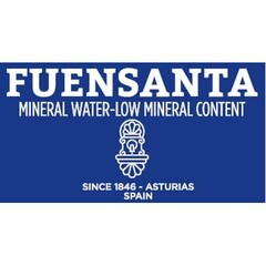 FUENSANTA MINERAL WATER-LOW MINERAL CONTENT SINCE 1846 - ASTURIAS SPAIN