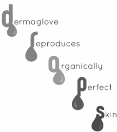 DROPS DERMAGLOVE REPRODUCES ORGANICALLYPERFECT SKIN