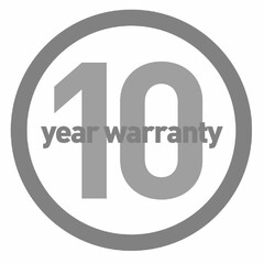 10 YEAR WARRANTY