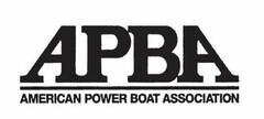 APBA AMERICAN POWER BOAT ASSOCIATION