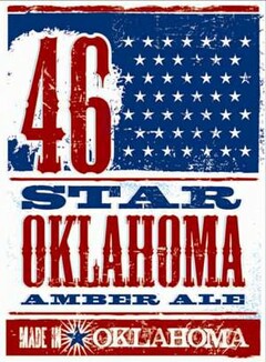 46 STAR OKLAHOMA AMBER ALE MADE IN OKLAHOMA