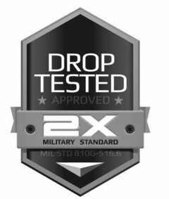 DROP TESTED APPROVED 2X MILITARY STANDARD MIL STD 810G-516.6