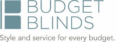 B BUDGET BLINDS STYLE AND SERVICE FOR EVERY BUDGET