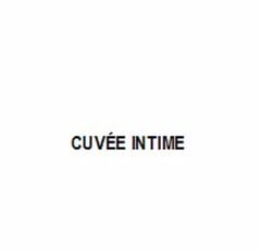 CUVÉE INTIME