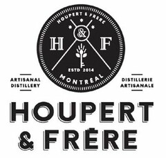 HOUPERT & FRERE H&F MONTREAL ESTD 2014 ARTISANAL DISTILLERY DISTILLERIE ARTISANALE