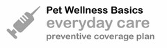 PET WELLNESS BASICS EVERYDAY CARE PREVENTIVE COVERAGE PLAN