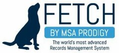 FETCH BY MSA PRODIGY THE WORLD'S MOST ADVANCED RECORDS MANAGEMENT SYSTEM