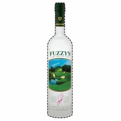 FV FUZZY'S ULTRA PREMIUM VODKA HANDCRAFTED AND BATCH DISTILLED FUZZY ZOELLER CHARCOAL FILTERED TEN TIMES PROUDLY MADE IN THE U.S.A. DISTILLED FROM GRAIN 750 ML - 40% ALCOHOL BY VOLUME - 80 PROOF