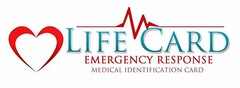 LIFE CARD EMERGENCY RESPONSE MEDICAL IDENTIFICATION CARD