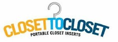 CLOSETTOCLOSET PORTABLE CLOSET INSERTS