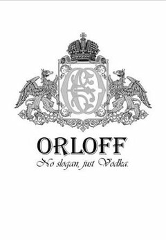 ORLOFF NO SLOGAN, JUST VODKA