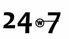 24 W 7