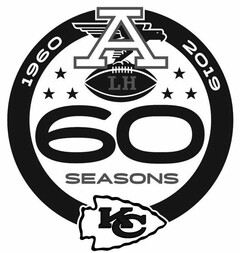 1960 2019 60 SEASONS KC A