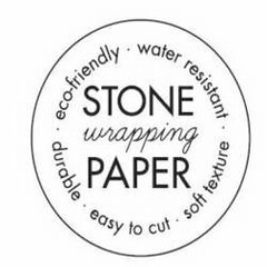 STONE WRAPPING PAPER ECO-FRIENDLY WATER RESISTANT DURABLE EASY TO CUT SOFT TEXTURE
