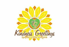 KINDNESS GREETINGS, KG, SPREAD A LITTLE SUNSHINE