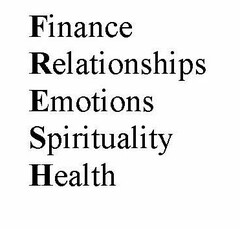 FINANCE RELATIONSHIPS EMOTIONS SPIRITUALITY HEALTH