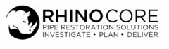 RHINO CORE PIPE RESTORATION SOLUTIONS INVESTIGATE· PLAN· DELIVER