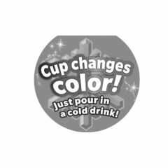 CUP CHANGES COLOR! JUST POUR IN A COLD DRINK!