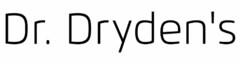 DR. DRYDEN'S