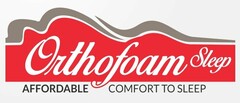 ORTHOFOAM SLEEP AFFORDABLE COMFORT TO SLEEP