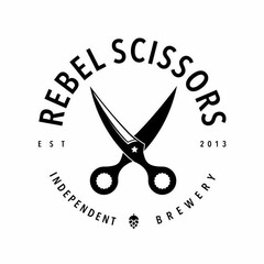 REBEL SCISSORS INDEPENDENT BREWERY EST 2013