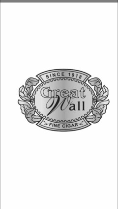 GREAT WALL FINE CIGAR SINCE 1918