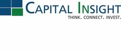 CAPITAL INSIGHT THINK. CONNECT. INVEST.