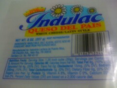 INDULAC IDEAL PARA FREIR QUESO DEL PAIS WHITE CHEESE/LATIN STYLE