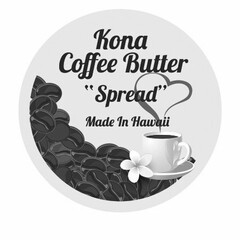 KONA COFFEE BUTTER "SPREAD" MADE IN HAWAII