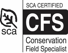 SCA SCA CERTIFIED CFS CONSERVATION FIELD SPECIALIST